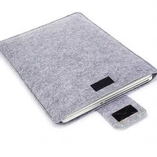 1pc Felt Laptop Sleeve Slim Tablet Case Bag 11 13 15 Inch Solid Color - NEW picture