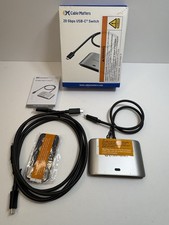 Cable Matters 20Gbps USB C Switch for 2 Computers, Up to 8K@30Hz on Windows,... picture