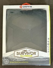 Griffin Survivor All-Terrain Rugged Case for iPad 2/3/4, Impact Resistant, Black picture