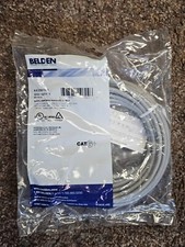 LOT of 5x Belden cat 6+ 10gpbs gigabit cat6plus patch cable 35ft ethernet cable picture