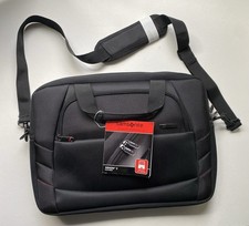 NEW Samsonite Xenon 2 Slim Briefcase Laptop Up To 17.3 Bag Black Messenger picture