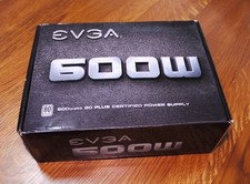 EVGA 600 W1 600W Power Supply 100-W1-0600-K1 80 Plus PSU picture
