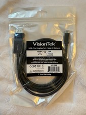 Visiontek USB-C to DisplayPort 1.4 Bi-Directional 2M Active Cable 901288 picture