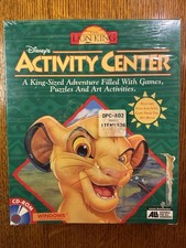 Disney's The Lion King Activity Center CD-ROM game, a vintage mid-1990s.   picture