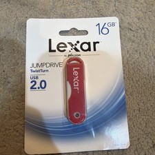 Lexar by Micron 16GB TwistTurn Jump Drive USB 2.0 Brand New Pink picture