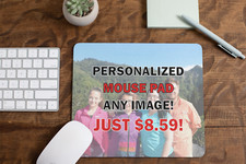 CUSTOM Mouse Pad | Any image, logo, photo, or design | Personalized Mousepad picture