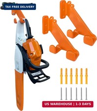 Chainsaw Hanger, 2 Pack Chainsaw Holder Wall Mount, Chain Saw Storage Rack picture