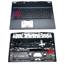 For MSI Ge76 Upper Top Case Palmrest Blue Cover Keyboard Colorful Backlit US picture