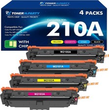 4 Pack W2100A 210A Toner for HP W2100X 210X 4201dn 4201dw MFP 4301fdn 4301fdw picture