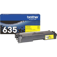 Brother Genuine TN635Y Standard Yield Yellow Toner Cartridge (NEW/SEALED) picture