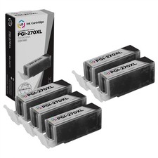 LD Compatible Canon PGI-270XL / 0319C001 5PK High Yield Pigment Black Cartridges picture