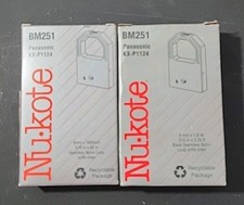 2 Nu-Kote BM251 Ribbon Panasonic KX-P1124 Black  picture
