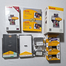 Kodak EasyShare 10B Black & 10C Tri-Color Ink Cartridges Lot w 4x6 Photo Paper picture