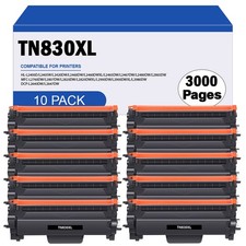 TN830 TN830XL Toner Cartridge for Brother HL-L2405W MFC-L2760DW MFC-L2820DW LOT picture