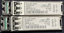 Cisco Genuine GLC-FE-100EX SFP Transceiver 10-2262-02 V02 picture
