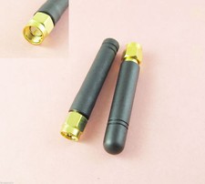10pcs 433Mhz 433 MHZ GSM GPRS SMA Male Plug Straight 5cm Radio Antenna New picture