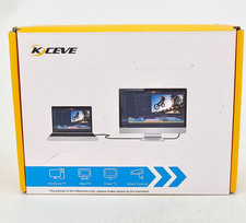 K Ceve Dual Monitor KVM Switch 4 In 2 Out Display USB Switcher OPEN BOX picture