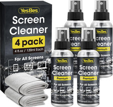 Screen Cleaner Spray 16oz (4x4oz) Kit for TV Laptop Phone Monitor + 2 Microfiber picture