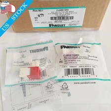 For Panduit Giga TX Cat6 jack Red CJ688TGRD BOX OF 50.  US picture