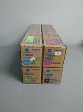 Konica Minolta TN321 Toner Cartridge Set, bizhub C224 Yellow Magenta Cyan Black picture