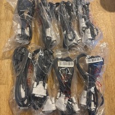 8x Hotron Dell 6ft DVI-D Cable Single Link 18-Pin Digital Monitor Cord OEM Lot picture