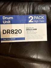 2PACK DR820 Drum Unit for Brother HL-L6200D HL-L6300DW MFC-L5800DW MFC-L6700DW.. picture