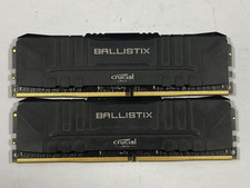 Micron Crucial Ballistix 32GB (2 x 16) DDR4 RAM UDIMM 2666MHz- For Parts picture