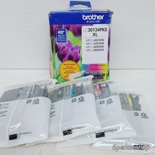 Sealed in OB-Brother LC30134PKS XL Blk/C/M/Y Ink Cartridge Exp 07/2028 picture