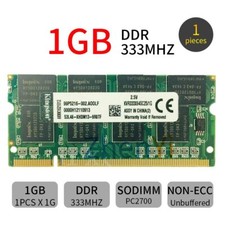 Kingston 1GB DDR1 333MHz PC-2700 200Pin Non-ECC SO-DIMM RAM Laptop Memory RAM picture