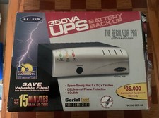 Belkin 350VA UPS Battery Back-Up The Regulator Pro Silver Series Used picture