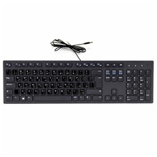 Keyboard Dell KB216 08vxm3 0rx6rm USB Cable+Adhesives Layout Arabic Qwerty_ picture