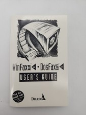 Vintage 1994 Delrina WinFax LITE 3.0 and DosFax LITE 2.1 Users Guide 1st Edition picture