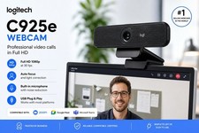 Logitech C925-E Business Webcam HD 1080p/30fps with Light Correction picture