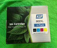 KUF 902XL Ink Cartridge 4 Pack BK C M Y for HP OfficeJet Pro Printers picture