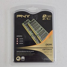 PNY Optima 2GB Kit 2x1GB DDR-400 PC3200 184-Pin Desktop RAM picture