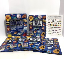 Nova Development Art Explosion 800,000 Images 34 CD Book Catalog NEW Damaged Box picture