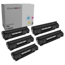DI Compatible Toner Cartridge Replacements for HP 78A CE278A (Black 5-Pack) picture