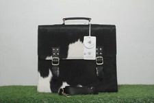 Luxurious Cowhide Hair on Hide Laptop Bag - Statement Piece for Work or Travel picture
