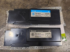 Black 593-BCBC and Cyan 593-BCBF Toner Cartridges for Dell S3840CDN , S3845CDN picture