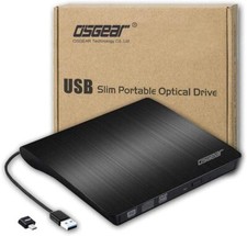 Slim External CD DVD RW Drive USB 3.0 Writer Burner Player Black For Laptop PCS picture