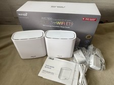 ASUS ZenWiFi ET9 AXE7800 Home Tri-band Mesh WiFi 6E 7800Mbps Routers - 2 Pack picture