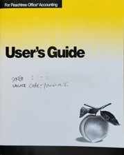 Vintage - Peachtree Office Accounting - User's Guide, 1998 picture