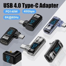 90° USB C Adapter Right Angle 40Gbps Data PD 140W USB4.0 8K Video picture