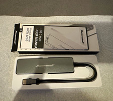 UCN3286 Portable USB-C Hub Adapter USB-C to USB-C Gray picture