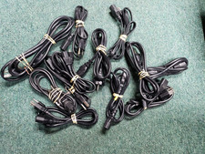 LOT OF 12 120V Cord NEMA 5-15P Male to IEC 60320 C13 Female 6ft CBL-PWCD-0160-IS picture