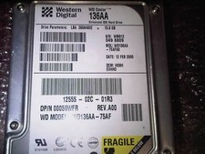 WD 136AA 13.6GB WD126AA-75AFA0 HSBHEVHH0 Hard Drive picture