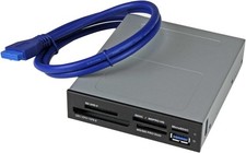 StarTech Internal Card Reader USB 3.0 UHS-II 3.5in Bay, TAA (35FCREADBU3) picture