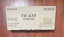 New Genuine Kyocera TK-677 Black Toner Kit KM-2540,3040, 2560, 3060 picture