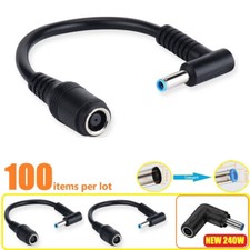 100Pcs DC Power Charger Converter Adapter Cable charging Cable For HP 7.4mm picture