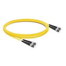 [2pcs] 1M ST UPC-ST UPC Duplex  OS2 9/125 Patch Cord LSZH FTTH Fiber Cable picture